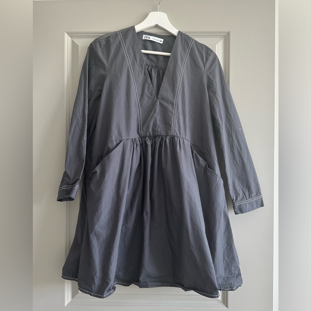 Zara Dress Dark Blue